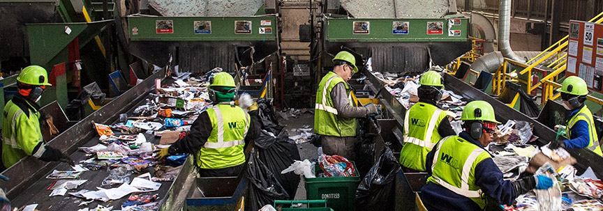 CA Recycling Sites Sorting