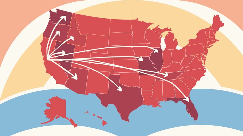 Californians Fleeing To Red States