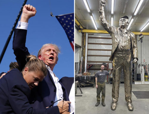 Trump Statue Unveiling